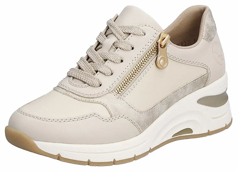 Rieker Sneaker, mit seitlichem Reißverschluss,Freizeitschuh,Schnürschuh, sc günstig online kaufen