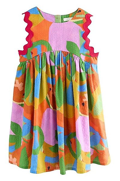 Next Sommerkleid Sommerkleid mit Zickzacklitze aus 100 % Baumwolle (1-tlg) günstig online kaufen