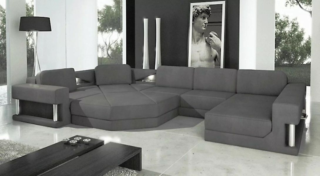 JVmoebel Ecksofa Modern Ecksofa Couch Polster Leder Design Sofa Wohnlandsch günstig online kaufen