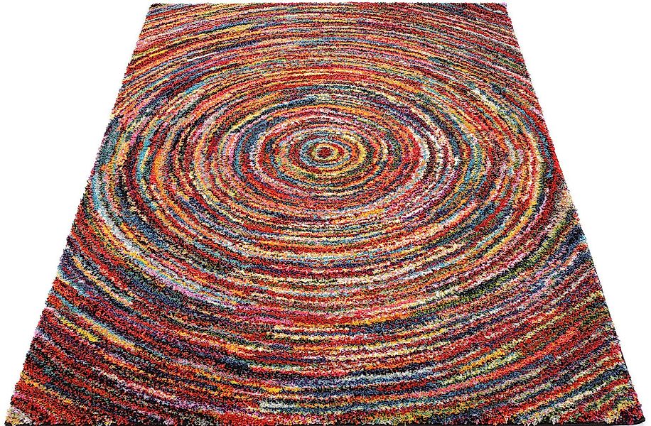 OCI DIE TEPPICHMARKE Hochflor-Teppich »Sixteen Round«, rechteckig, 25 mm Hö günstig online kaufen