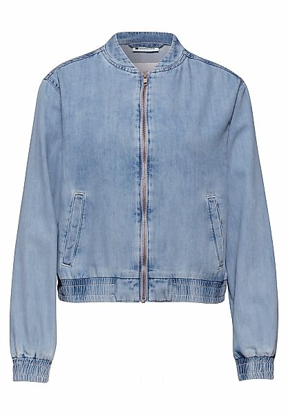 STREET ONE Blouson ohne Kapuze im Denim-Look mit Taschen günstig online kaufen