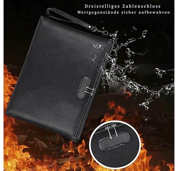 FireMat Dokumententasche Feuerfest,Wasserdicht, Tragbare Dokumententasche A günstig online kaufen