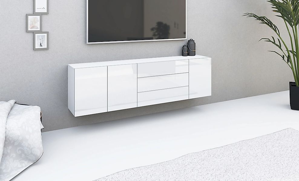 borchardt Möbel Sideboard "Sophia", Breite 190 cm, hängend und stehend mont günstig online kaufen