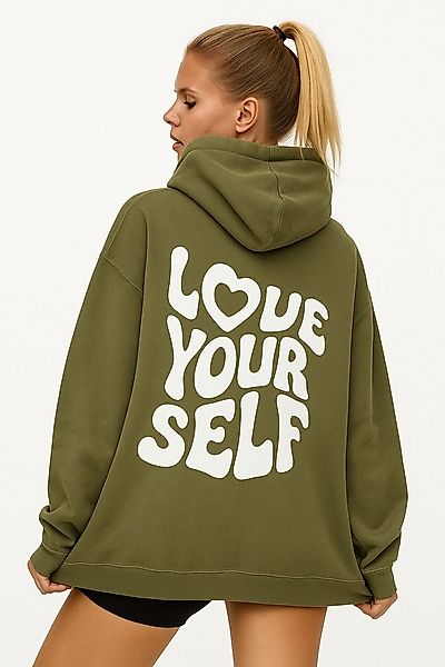 Worldclassca Hoodie Worldclassca Oversized LOVE SELF Hoodie Kapuzenpullover günstig online kaufen