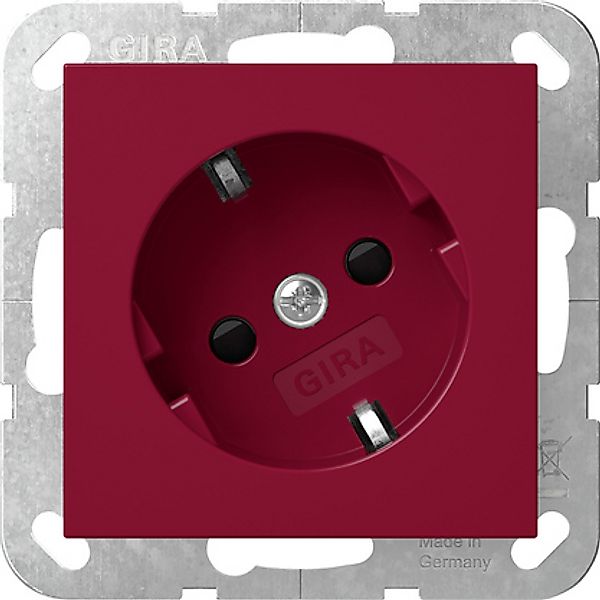 Gira Steckdose 30° Rot 4418108 günstig online kaufen