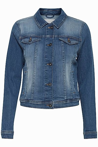 Ichi Jeansjacke IHSTAMPE JA - 20111235 Trendige Jeansjacke mit Knopfleiste günstig online kaufen