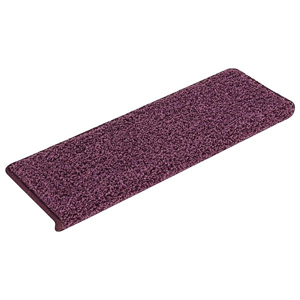 vidaXL Stufenmatten 15 Stk 65 x 21 x 4 cm Dunkelviolett Rechteckiger Rand 3 günstig online kaufen