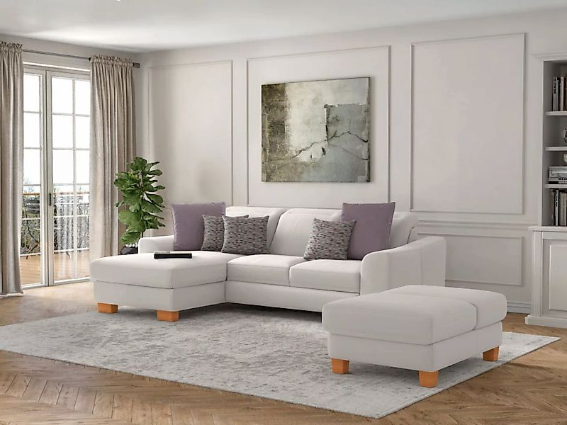 sit&more Ecksofa "Dundee L-Form", mit Federkern und Massivholzfüßen, wahlwe günstig online kaufen
