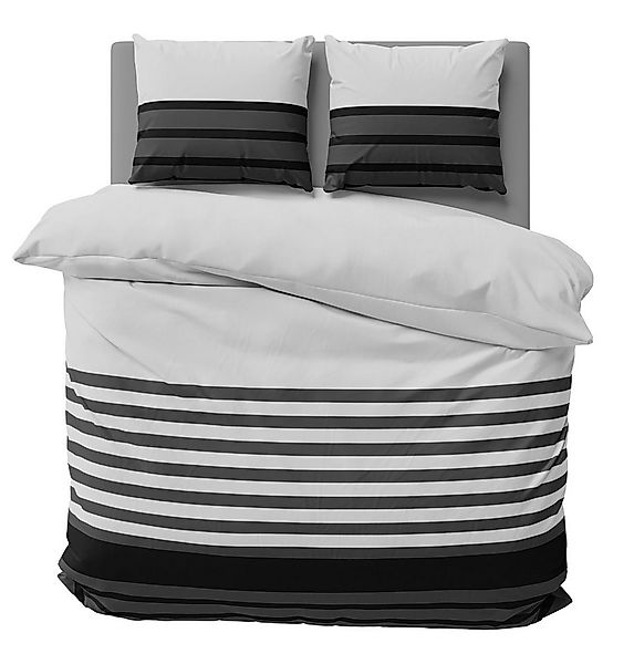 One Home Bettwäsche Winter Viga, Flanell, 3 teilig, modern gestreift, kusch günstig online kaufen
