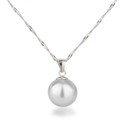 Schöner-SD Kette mit Anhänger 12mm Perle günstig online kaufen