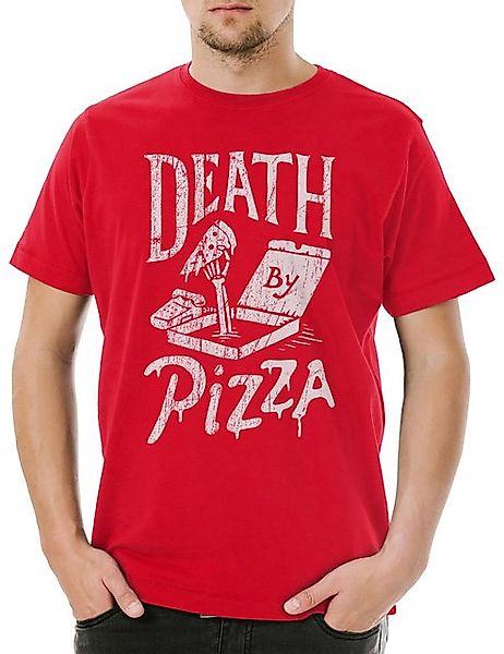 Urban Backwoods Print-Shirt Urban Backwoods Death By Pizza Herren T-Shirt R günstig online kaufen