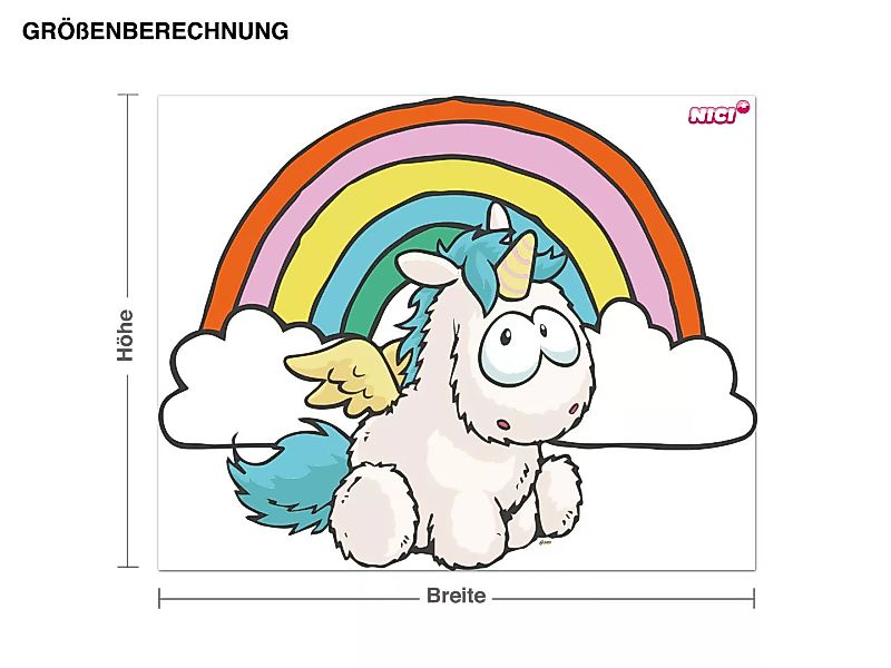 Wandtattoo Kinderzimmer NICI - Rainbow Flair mit Regenbogen günstig online kaufen