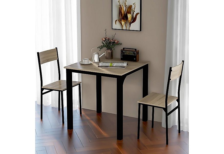 Flieks Essgruppe, (set,3-tlg), Sitzgruppe Küchentisch mit 2 Stühlen für Ess günstig online kaufen