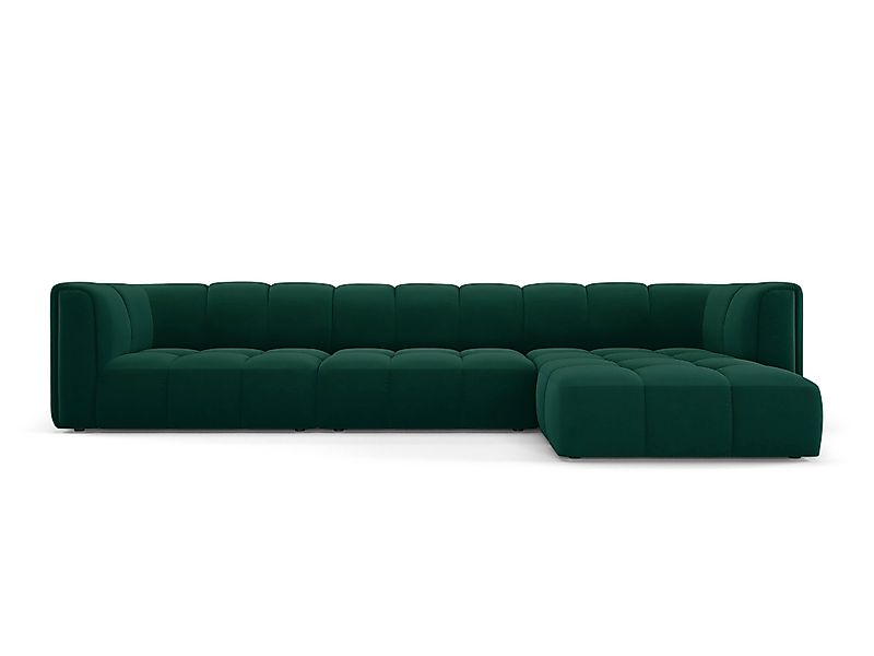 Milo Casa | Ecksofa Francesca Samt rechts 5-Sitzer günstig online kaufen
