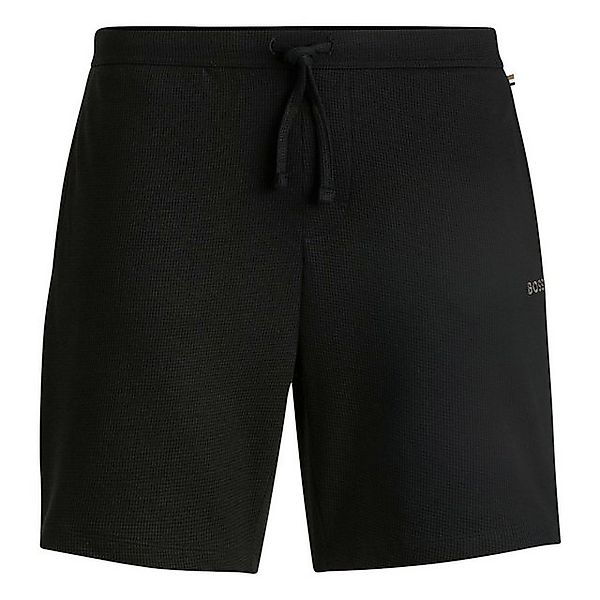 BOSS Shorts Waffle Shorts mit eingesticktem Markenlogo günstig online kaufen