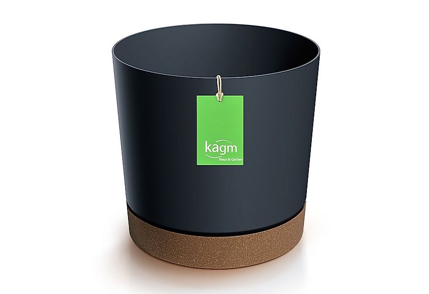 KAGM Blumentopf Blumentopf Pflanzentopf aus Kunststoff rund dekorativ (inkl günstig online kaufen