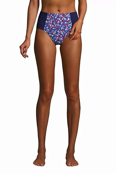 Draper James High Waist Retro Bikinihose, Damen, Größe: XL Normal, Blau, Ny günstig online kaufen
