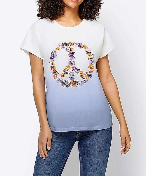 heine Print-Shirt LINEA TESINI Damen Designer-Farbverlauf-Shirt m. Print, e günstig online kaufen