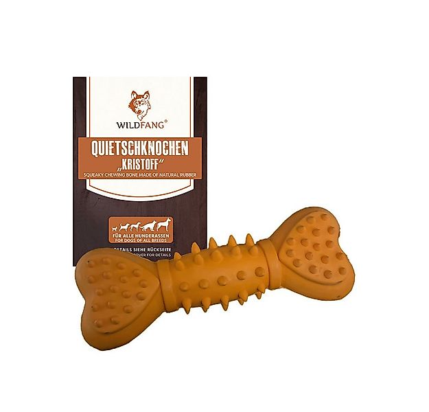Wildfang Kauspielzeug Kauspielzeug Quietschknochen "Kristoff" - 100% Naturk günstig online kaufen