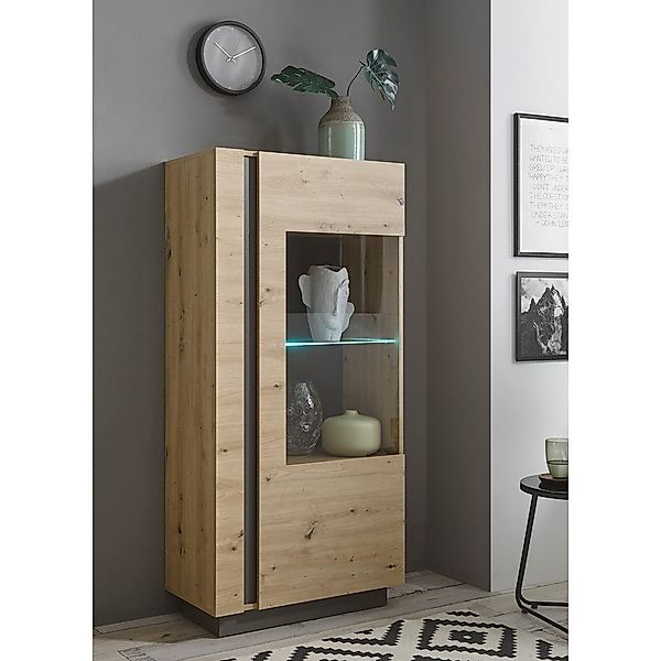 Lomadox Vitrine CARDIFF-61 Artisan Nb. mit günstig online kaufen