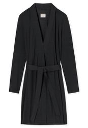 Schiesser Morgenmantel ""Essentials"" mit Kimono-Schnittform mit dezentem G günstig online kaufen