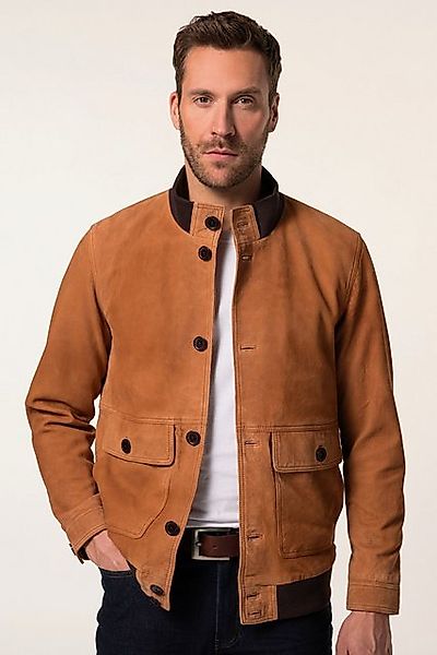 JP1880 Lederjacke JP 1880 Lederjacke Leder Lammnappa Collegekragen günstig online kaufen