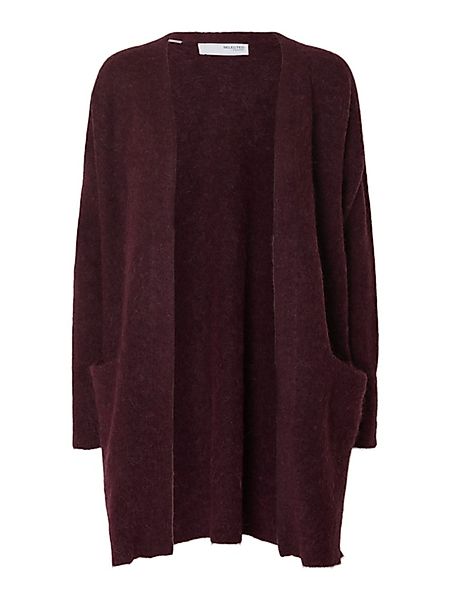 Selected Strickjacke SLFLulu (1-tlg) Plain/ohne Details günstig online kaufen