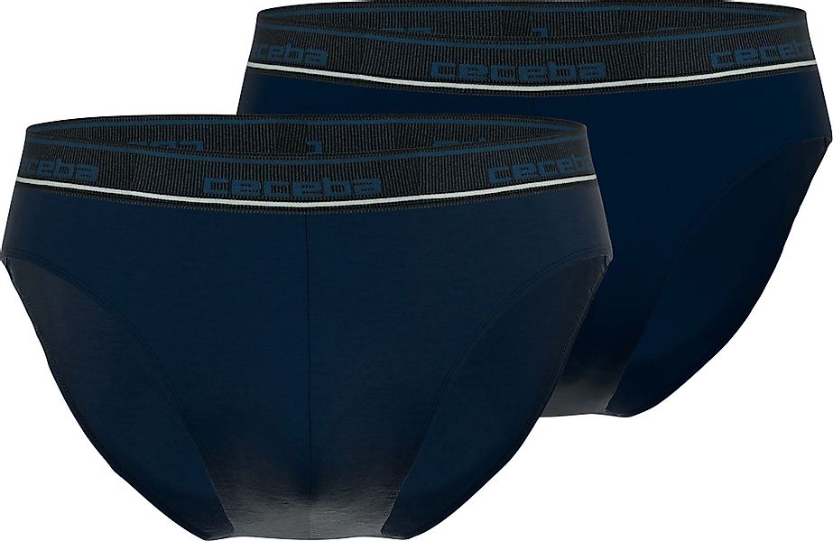 CECEBA Slip Herren-Slip 2er-Pack Single-Jersey Uni günstig online kaufen