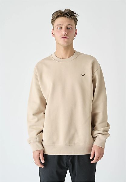 Cleptomanicx Sweatshirt "Ligull Boxy" mit kleiner Möwenstickerei günstig online kaufen