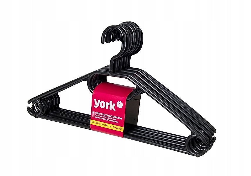 York Kleiderhaken Kleiderbügel aus Kunststoff, 9 günstig online kaufen