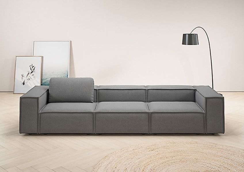 Home affaire 3,5-Sitzer »Watertown, modernes Big-Sofa XXL, 336 cm Breite, a günstig online kaufen