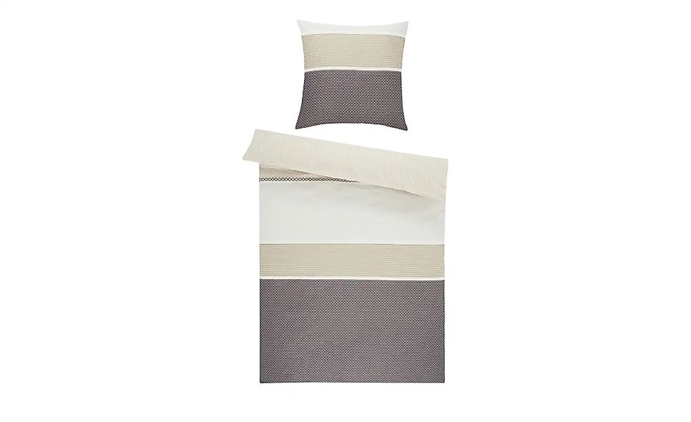 Como Green Mako-Satin Bettwäsche   ¦ grau ¦ Maße (cm): B: 135 Bettwaren > B günstig online kaufen