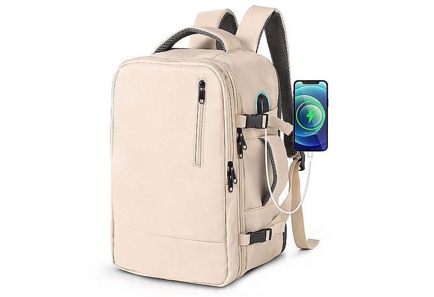 TAN.TOMI Cityrucksack Rucksack Wasserdichter Backpack Schultasche mit Lapto günstig online kaufen