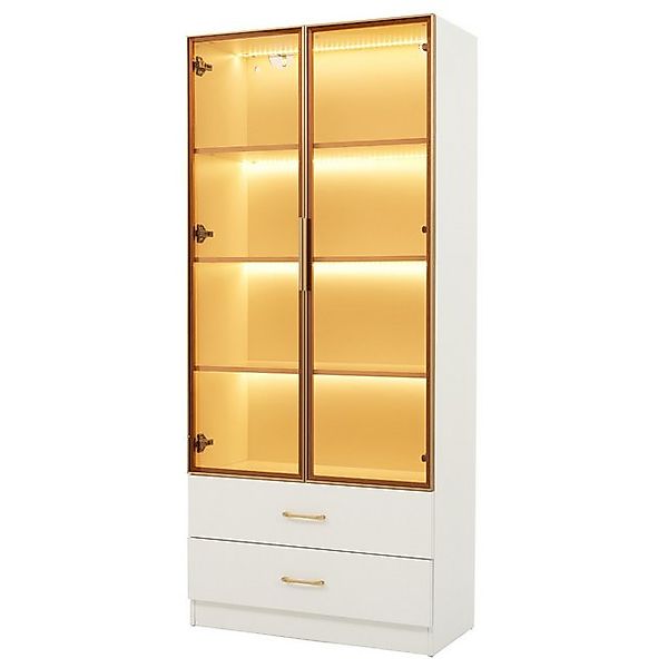 Thanaddo Midischrank Badezimmerschrank, mittel, mit Lichtleiste günstig online kaufen