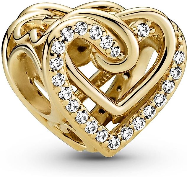 Pandora Kettenanhänger Pandora Funkelnde Verschlungene Herzen Charm 769270C günstig online kaufen