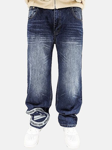 DADA Supreme Regular-fit-Jeans Baggy Denim Pants im Loose Fit mit Print Des günstig online kaufen