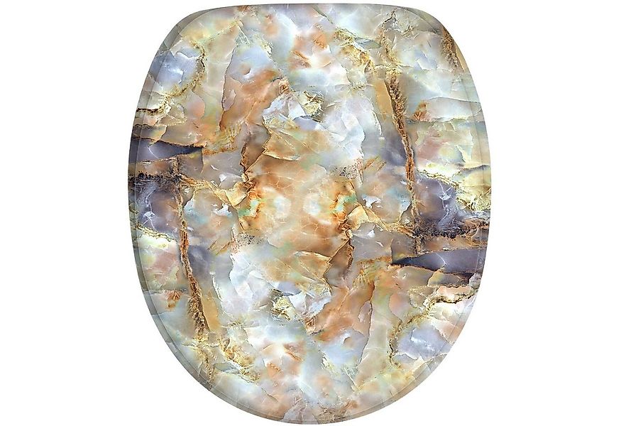 Sanilo WC-Sitz Marmor Braun, universell, leichte Montage, hochwertig & mode günstig online kaufen