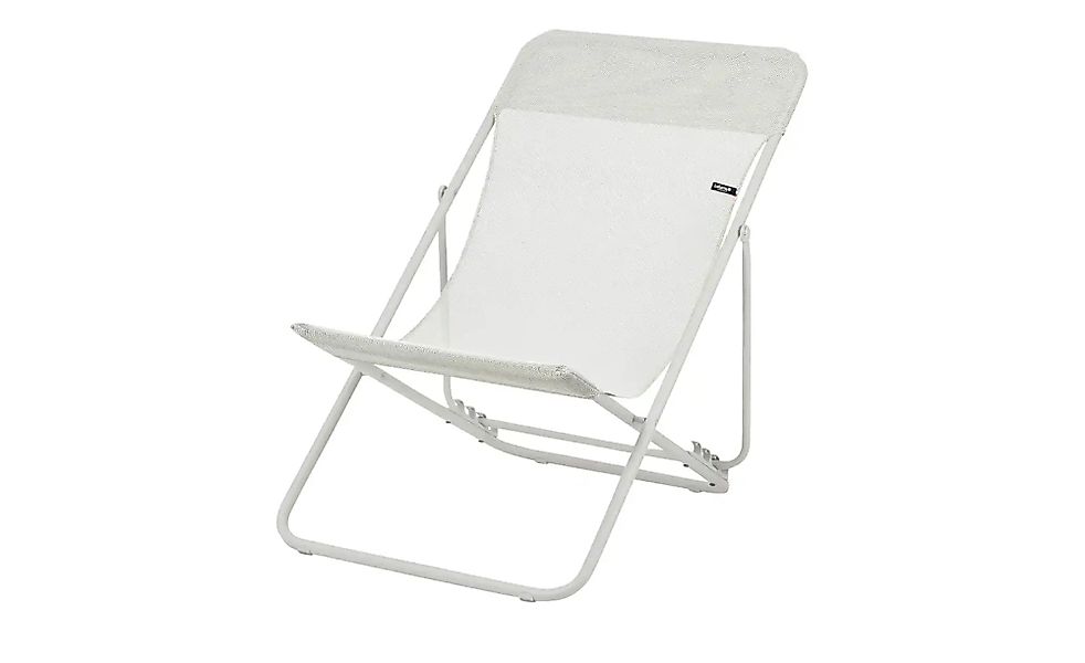 Lafuma Liegestuhl klappbar Maxi Transat ¦ beige ¦ Maße (cm): B: 62 H: 83 T: günstig online kaufen
