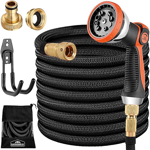 Gardebruk Bewässerungsschlauch, 15m 3fach Latexkern Vollmessing günstig online kaufen