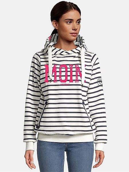 salzhaut Kapuzenpullover Damen Hoodie Sünn mit Moin-Print - Modischer Pullo günstig online kaufen