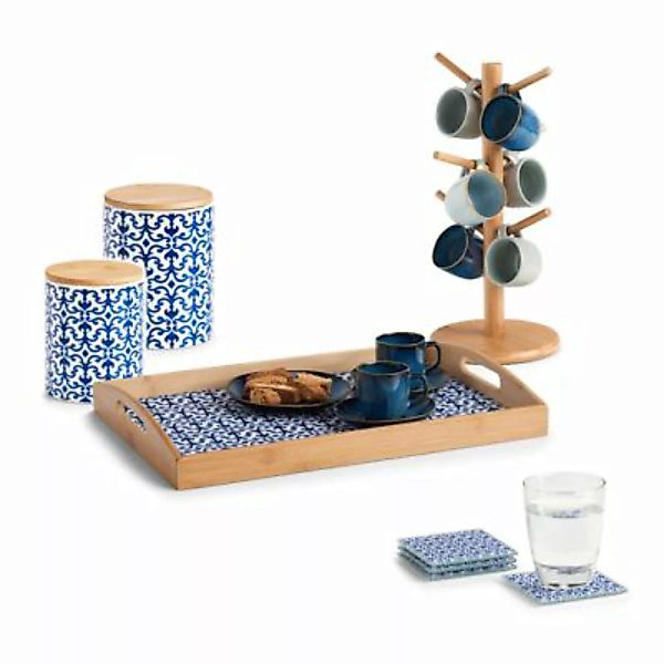 Neuetischkultur Küchenutensilien 5er-Set Marokko blau/weiß günstig online kaufen