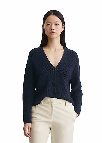 Marc O'Polo Strickjacke in kurzer, gerader günstig online kaufen
