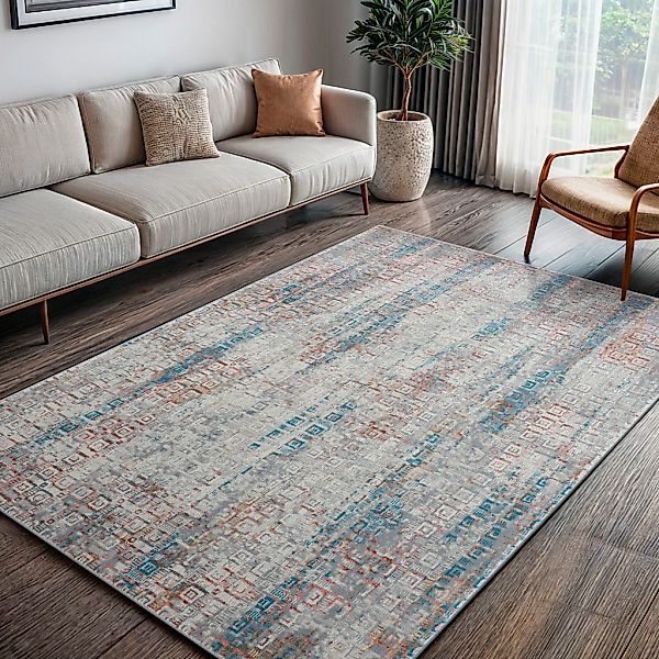 OTTO home Teppich "Myrah" rechteckig 8 mm Höhe Kurzflor, modernes Design, p günstig online kaufen