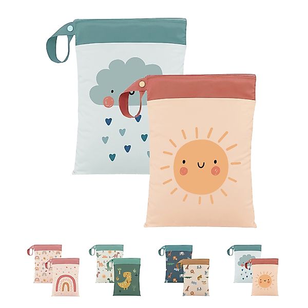Artee Wickeltasche 2er Set Nasstasche für günstig online kaufen