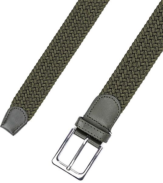 Geflochtene Gürtel Grün - Größe 105 günstig online kaufen