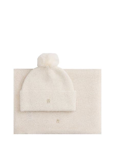 Tommy Hilfiger Beanie POM POM LUREX (Set) in Geschenkbox, Set aus Mütze und günstig online kaufen
