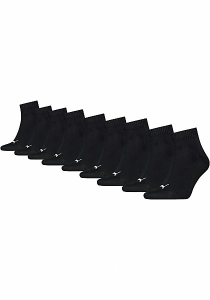 PUMA Kurzsocken "PUMA UNISEX QUARTER PLAIN 9P ECOM" 9 Stk. tlg. Atmungsakti günstig online kaufen