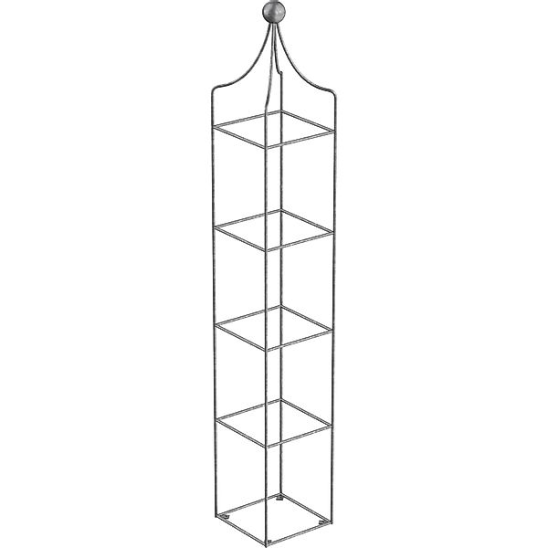 Eleo Rankobelisk Catania 150 cm x 29 cm Rankhilfe in feuerverzinkt günstig online kaufen