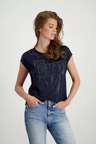 Monari Kurzarmshirt Bluse günstig online kaufen