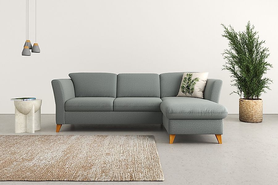 Home affaire Ecksofa Trelleborg L-Form, Federkern-Polsterung, günstig online kaufen